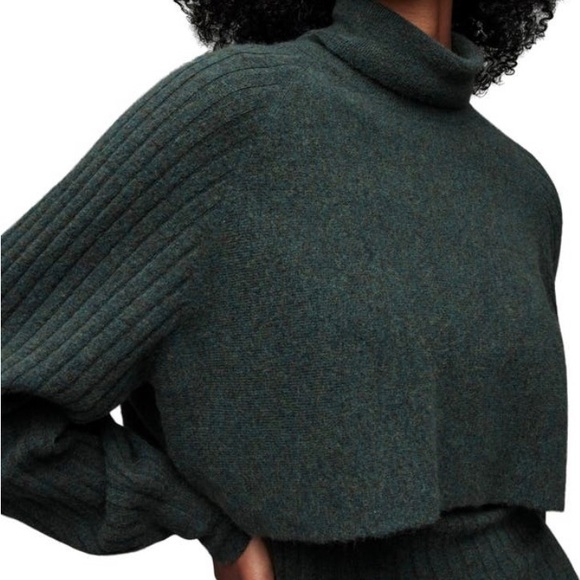 All Saints Margot Long Wool & Alpaca Blend (Size Medium) NWOT - Picture 8 of 16